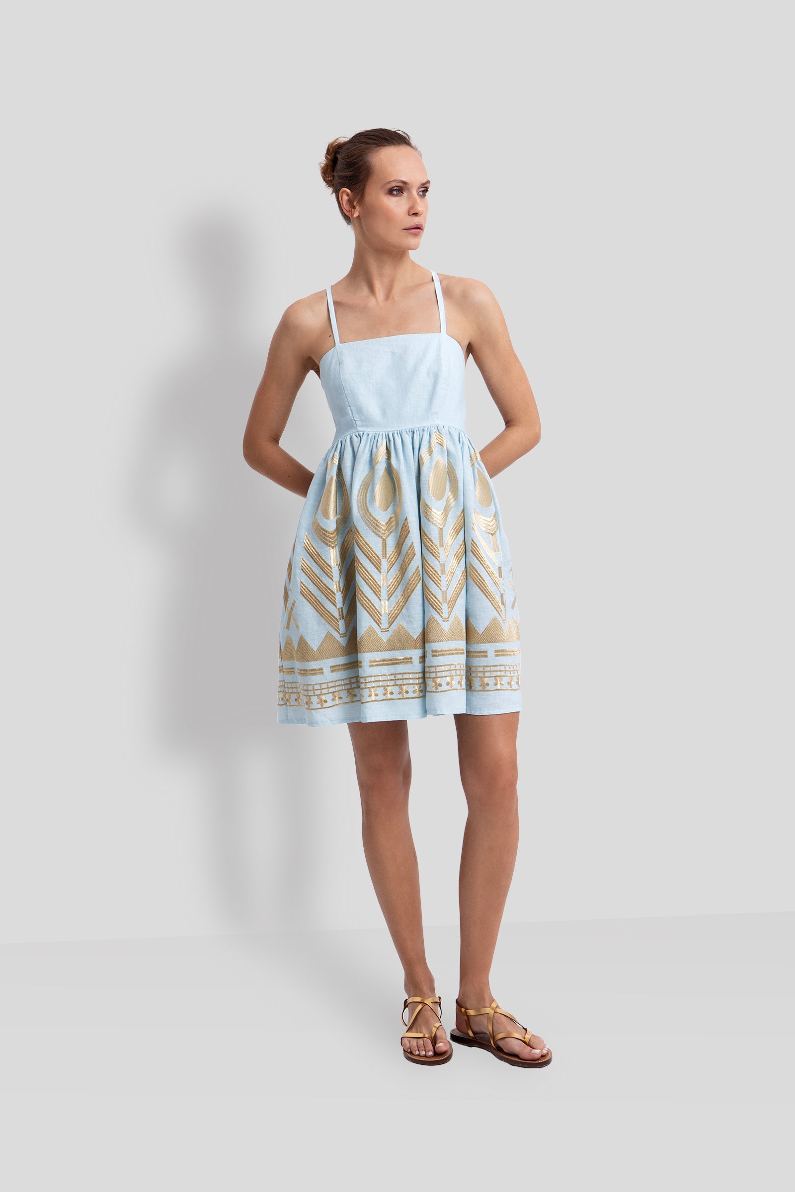 Feather Cross-Back Mini