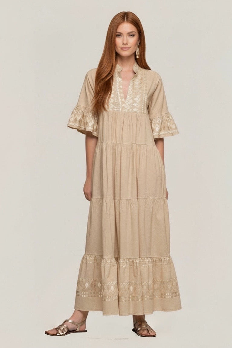 Nysa Embroidered Dress