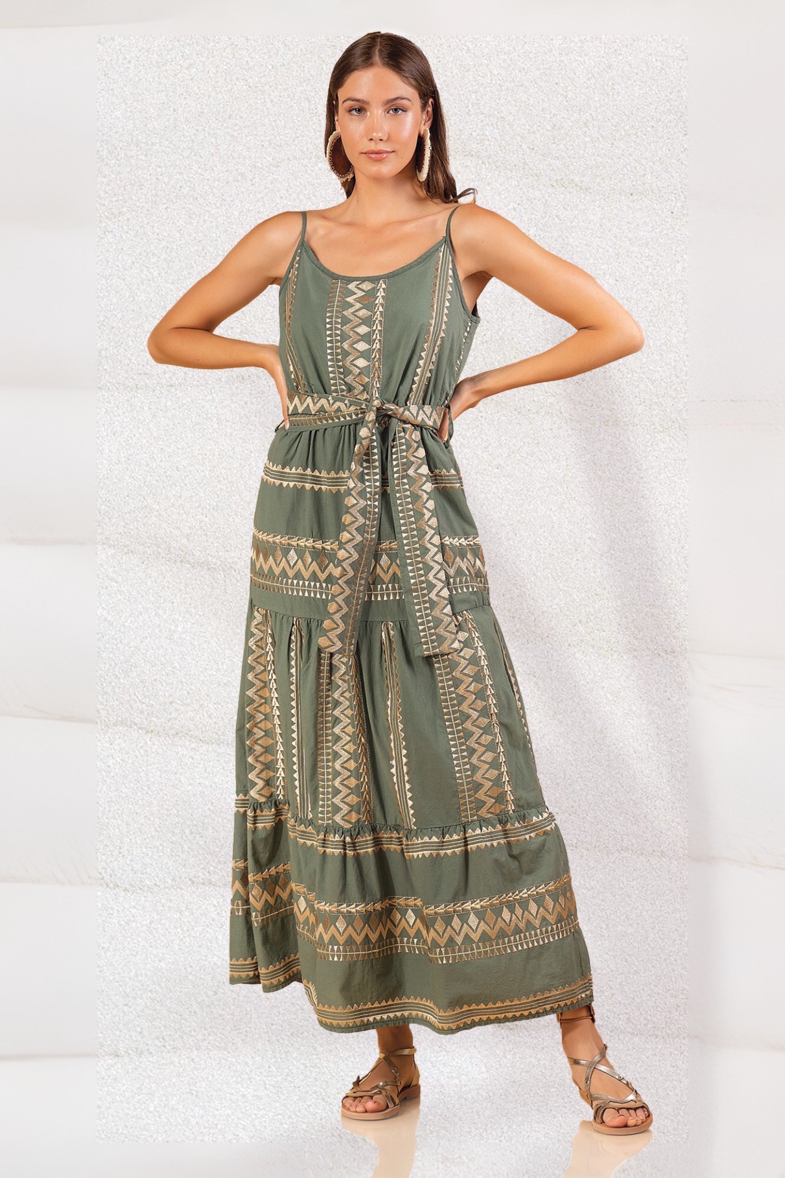 Nerina Embroidered Dress