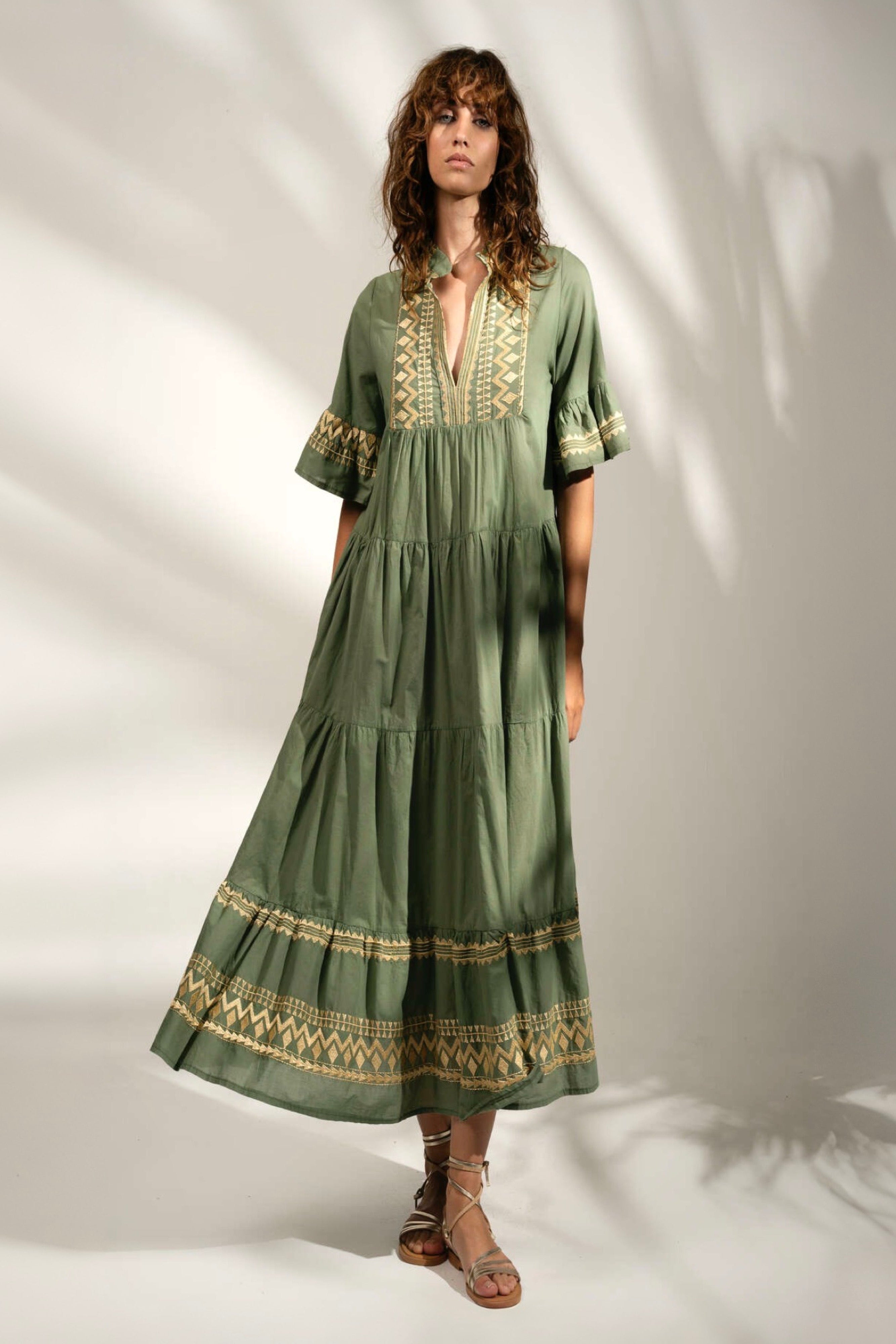 Olenna Embroidered Dress