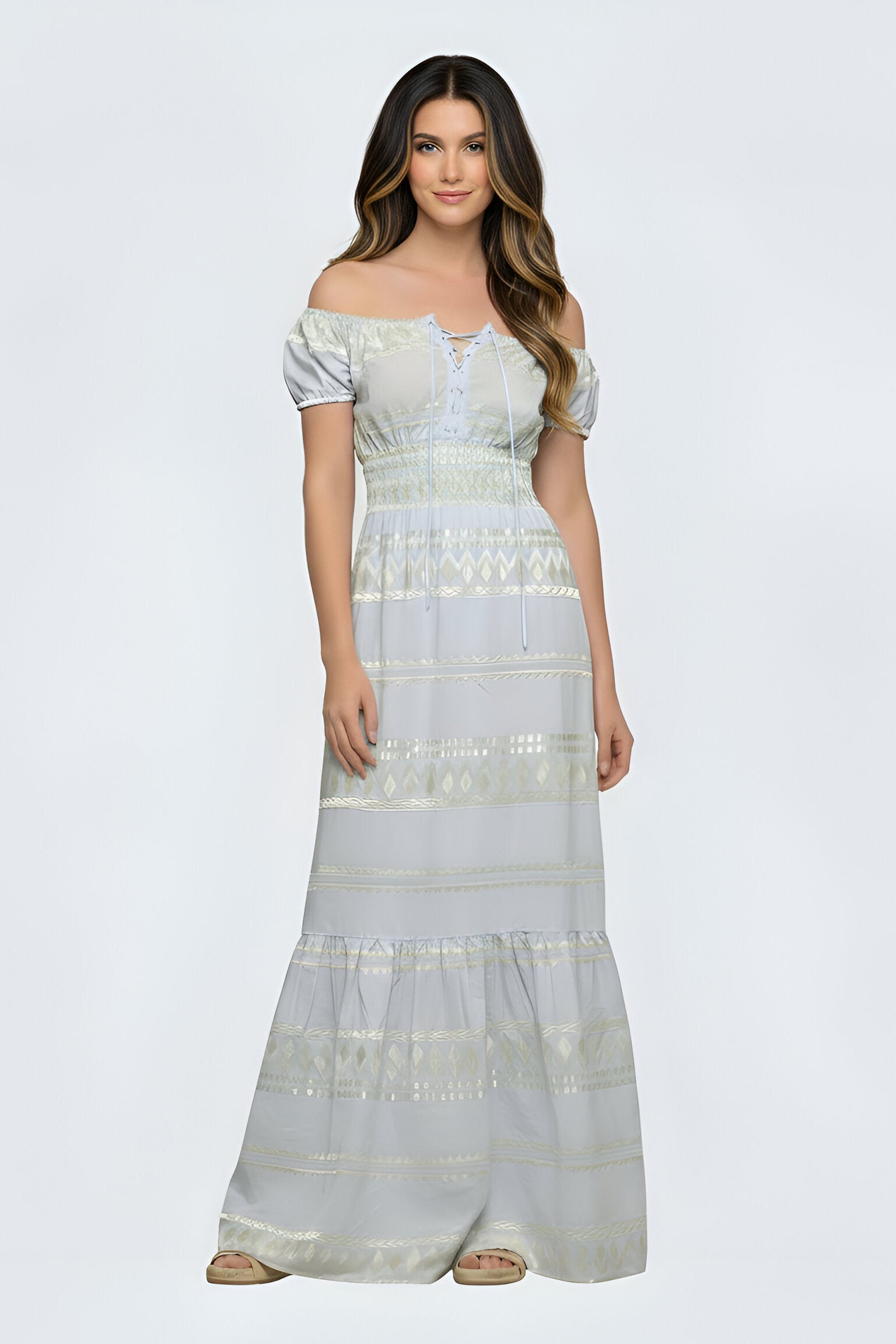 Eirene Embroidered Dress