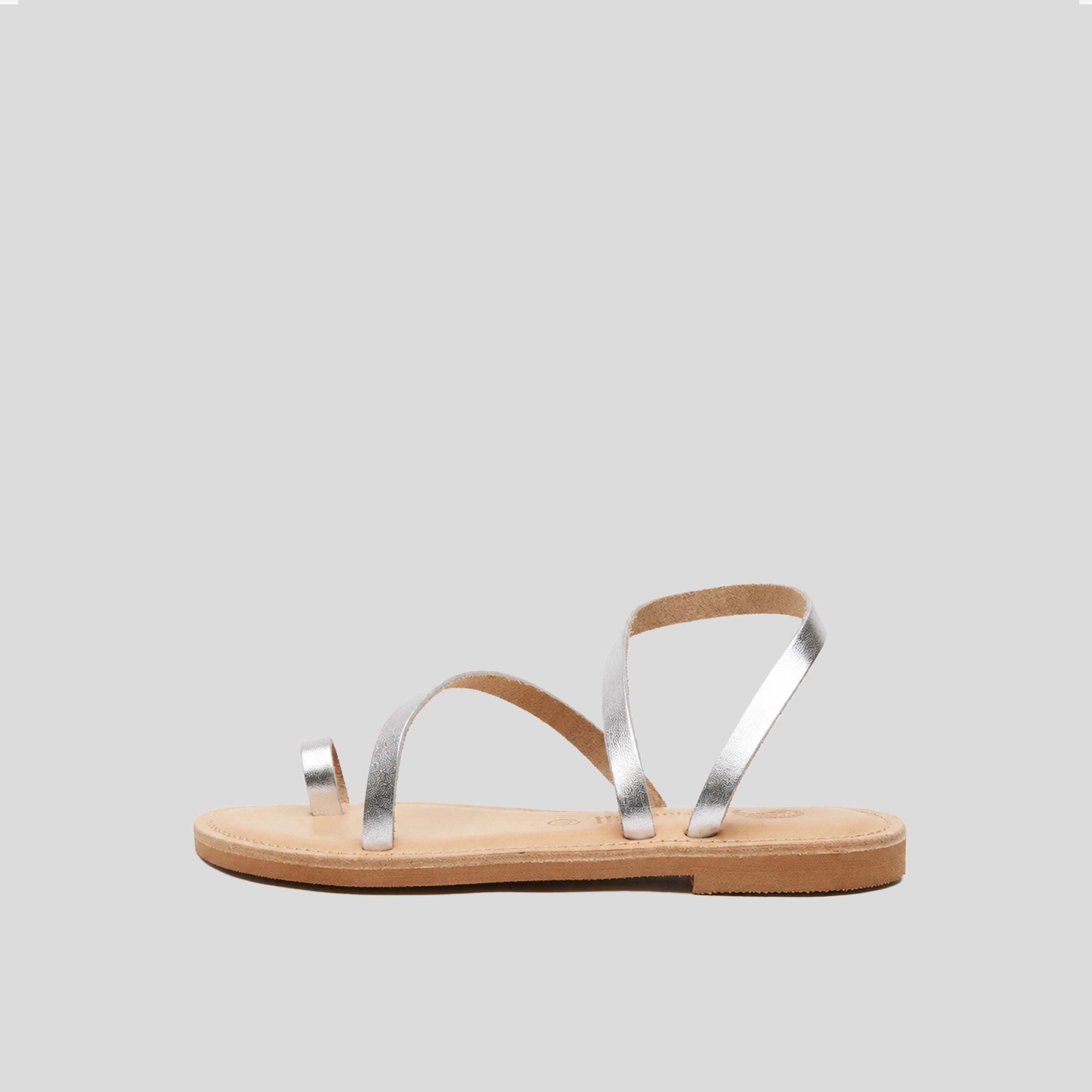 Lilou Silver Sandals.