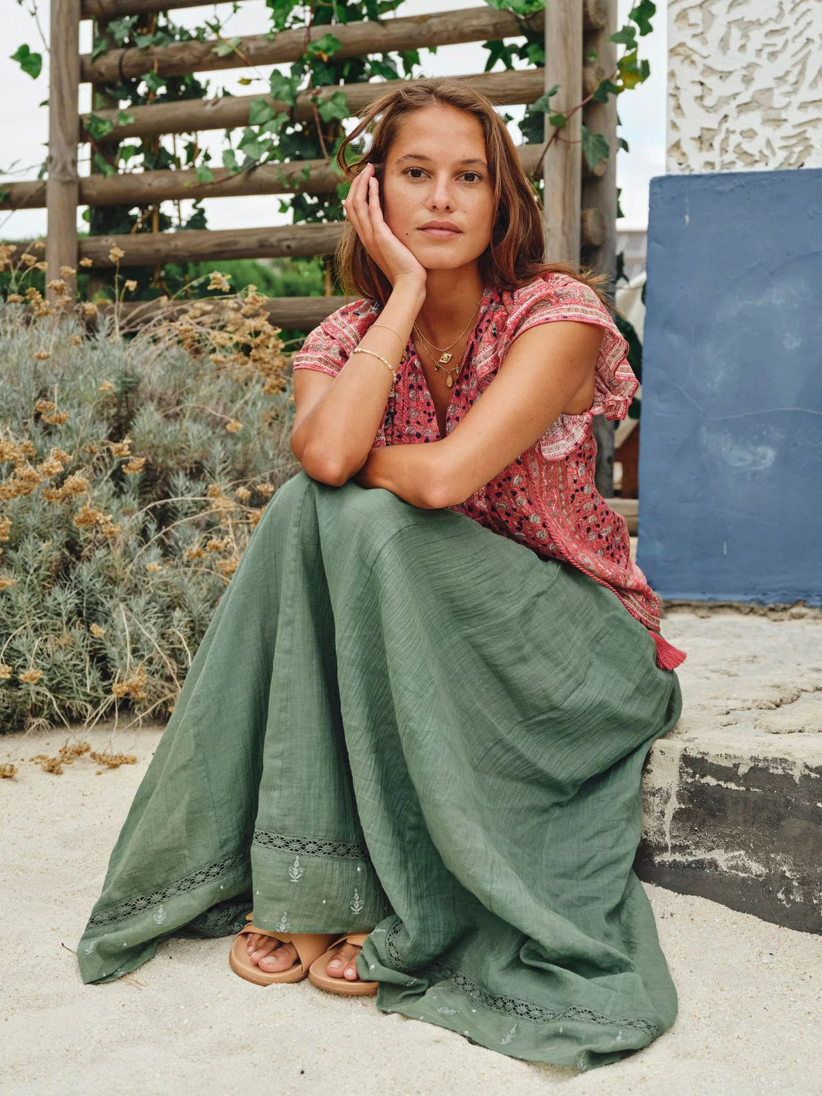 Seri Sage Maxi Skirt