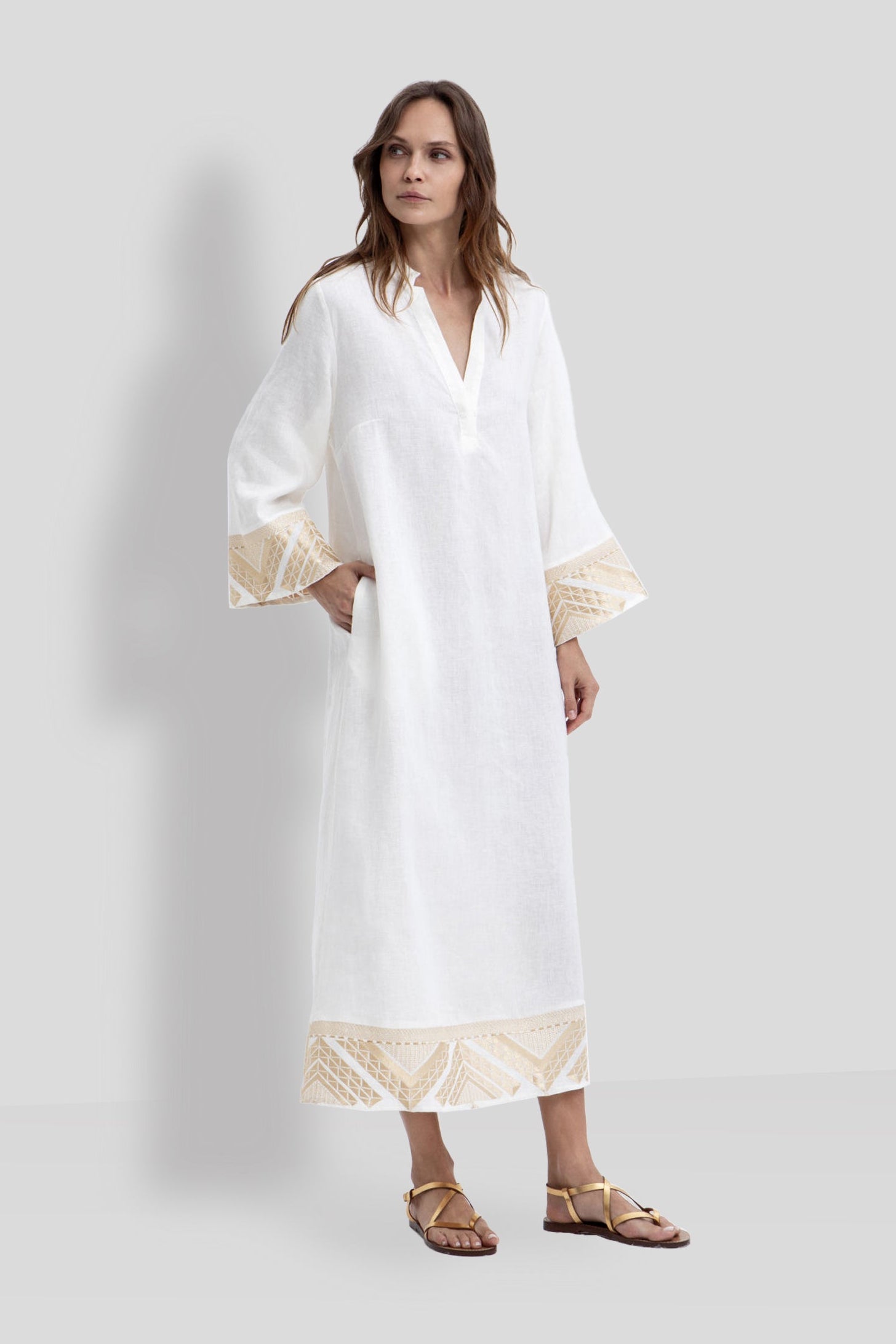 Maxi Pyramids Dress