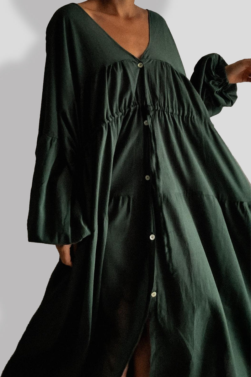 Olive Travel Dress