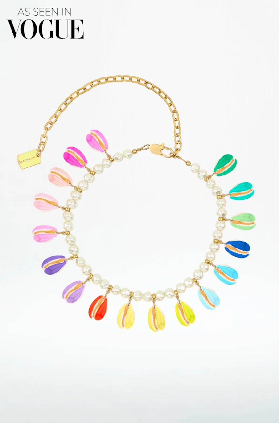 Shell Necklace in Neon