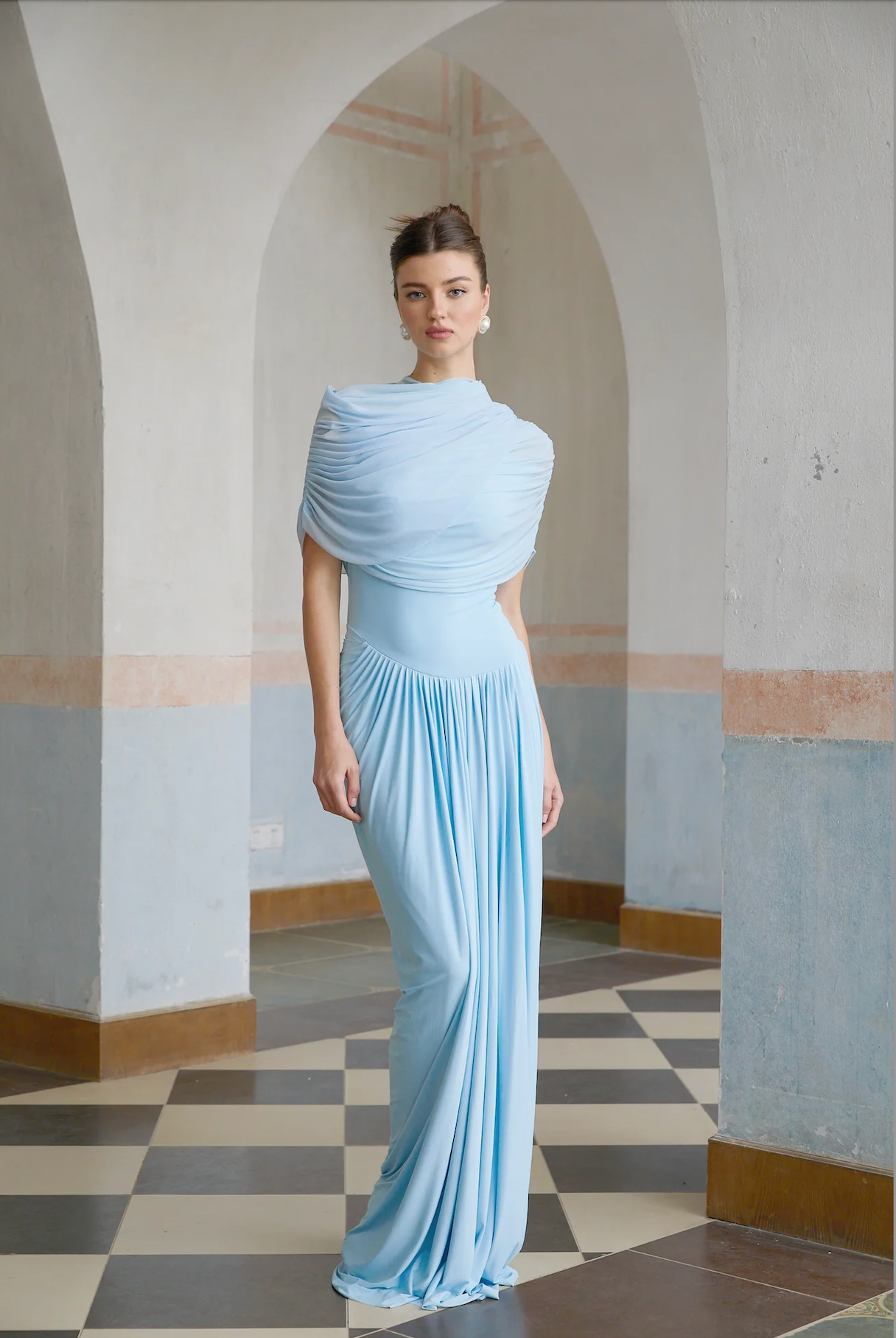 Catherine Maxi in Baby-Blue
