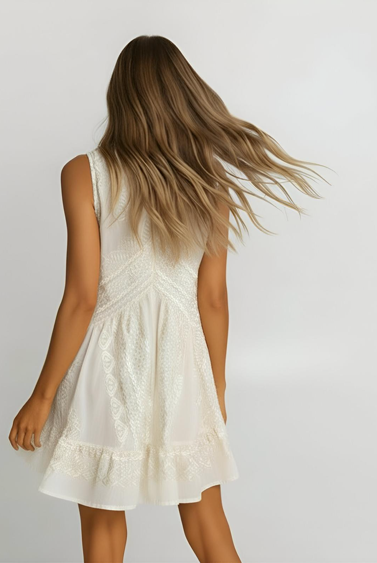 Paros Embroidered Mini