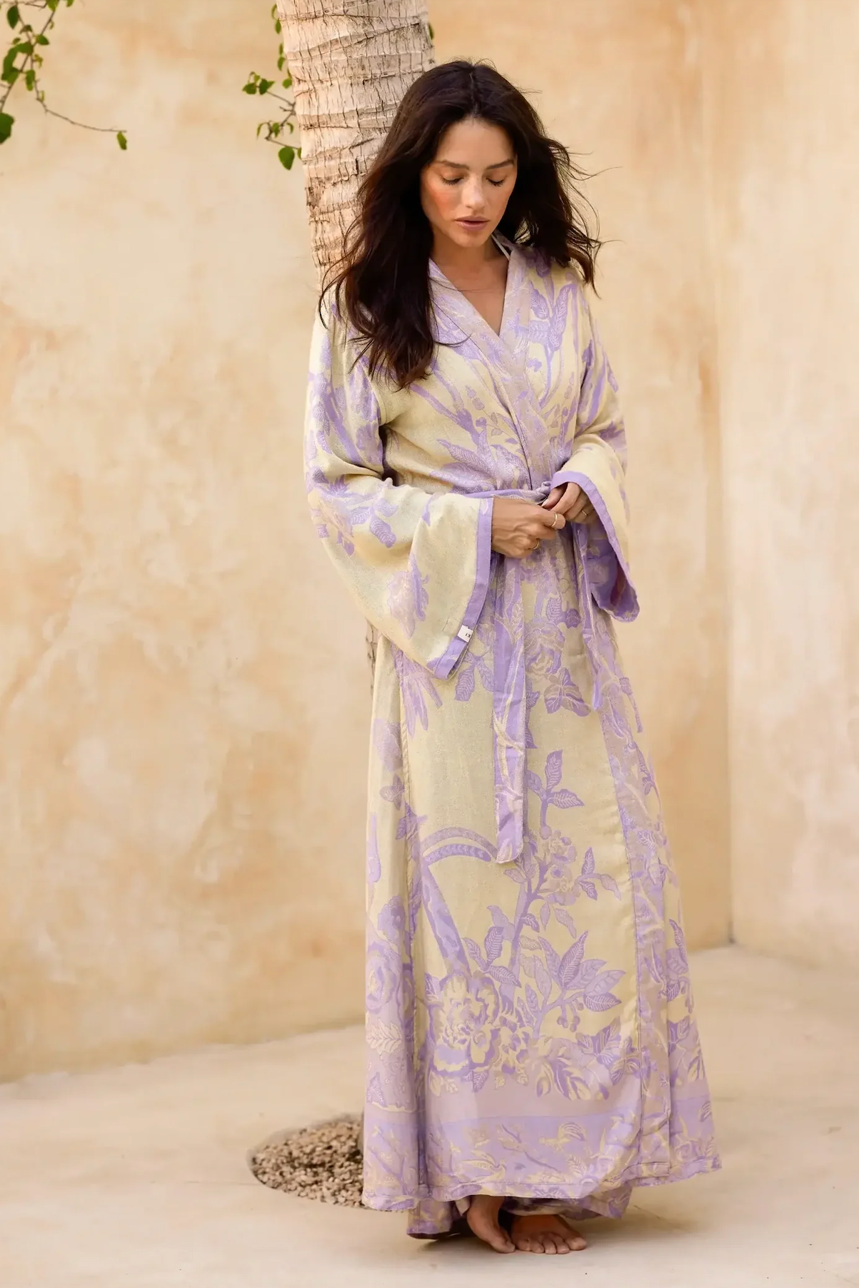 Lakshmi – Lyocell Maxi Kaftan (Cream)