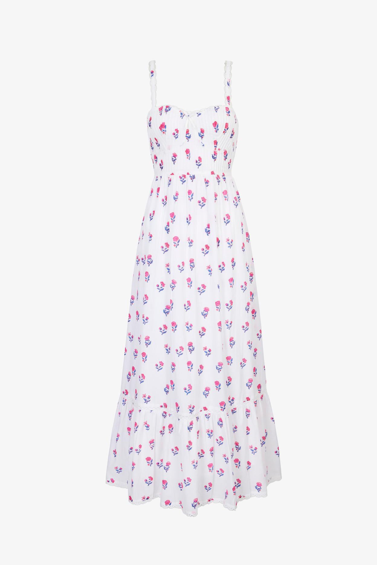 Details of Pink City Print Malibu Dress