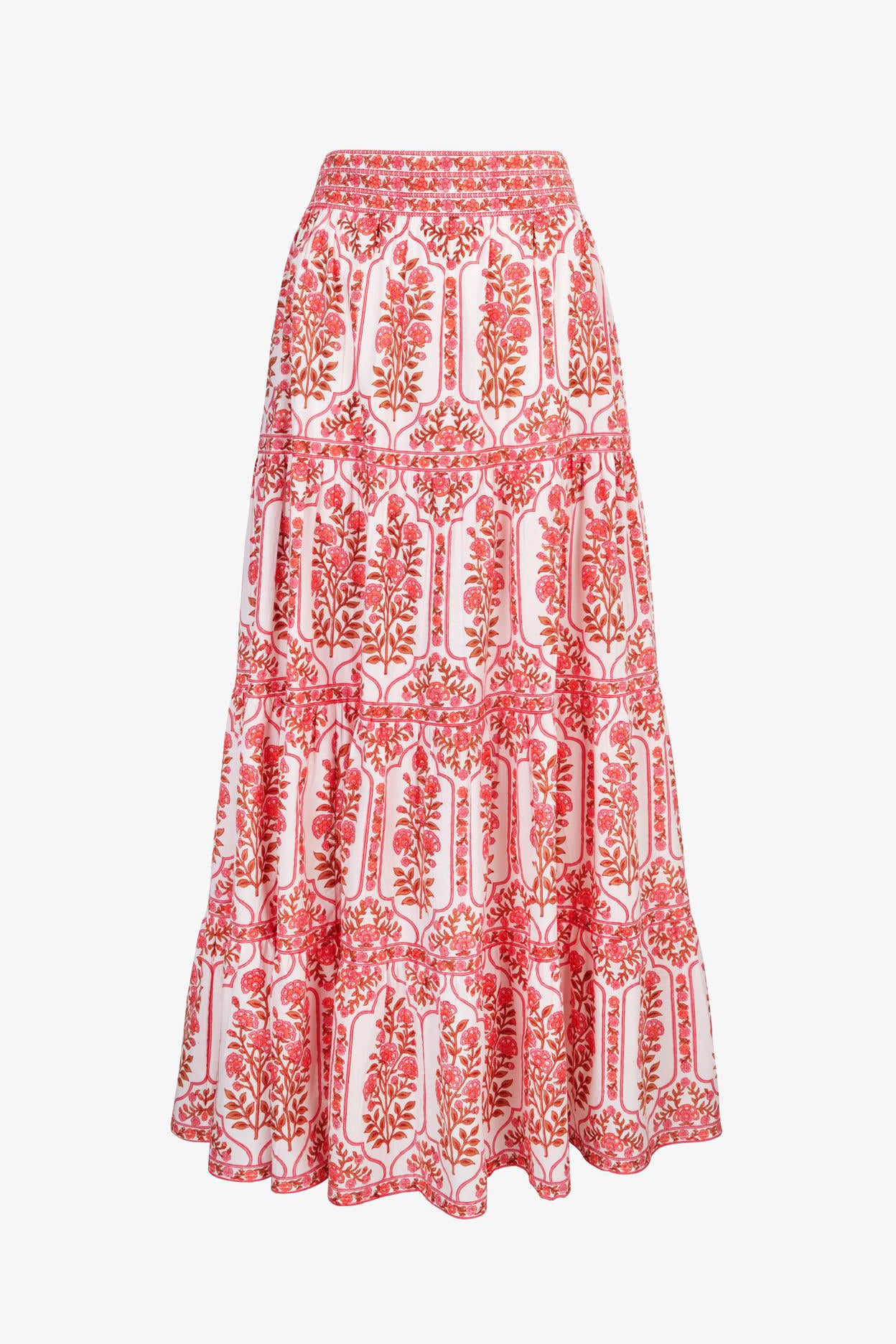 Pink City Print Rah Rah Skirt