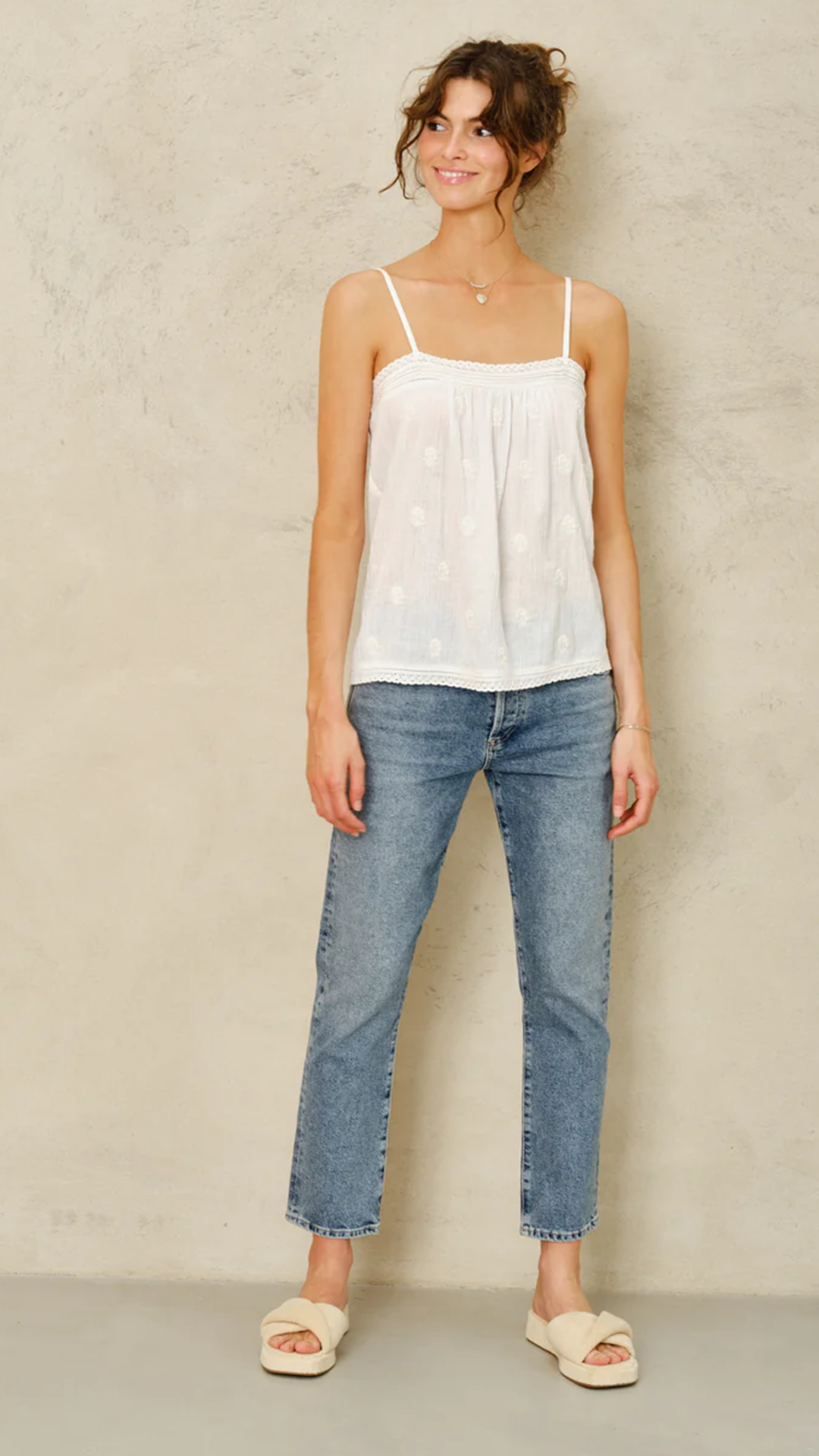 Livie Embroidered Cami