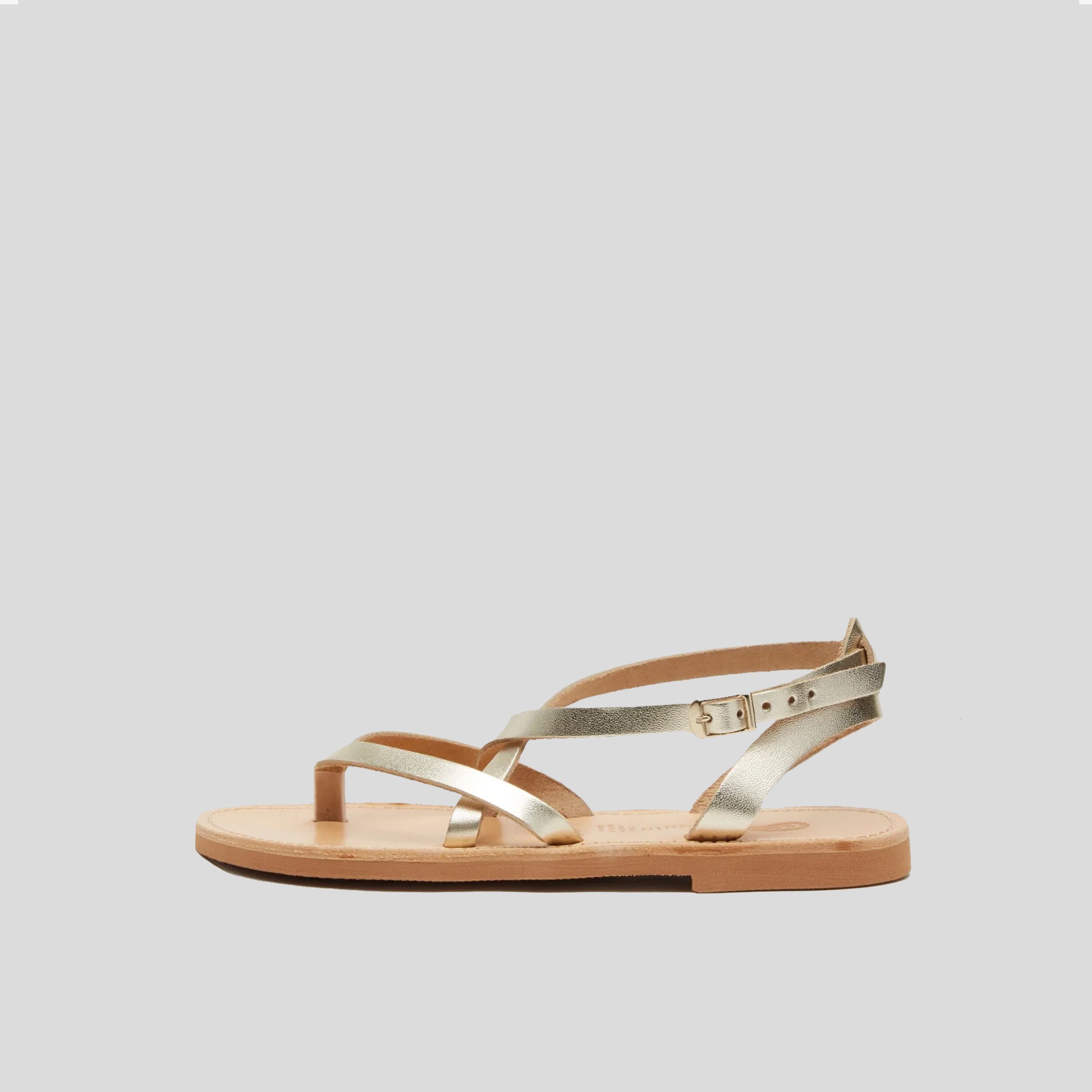Marie Gold Sandals.