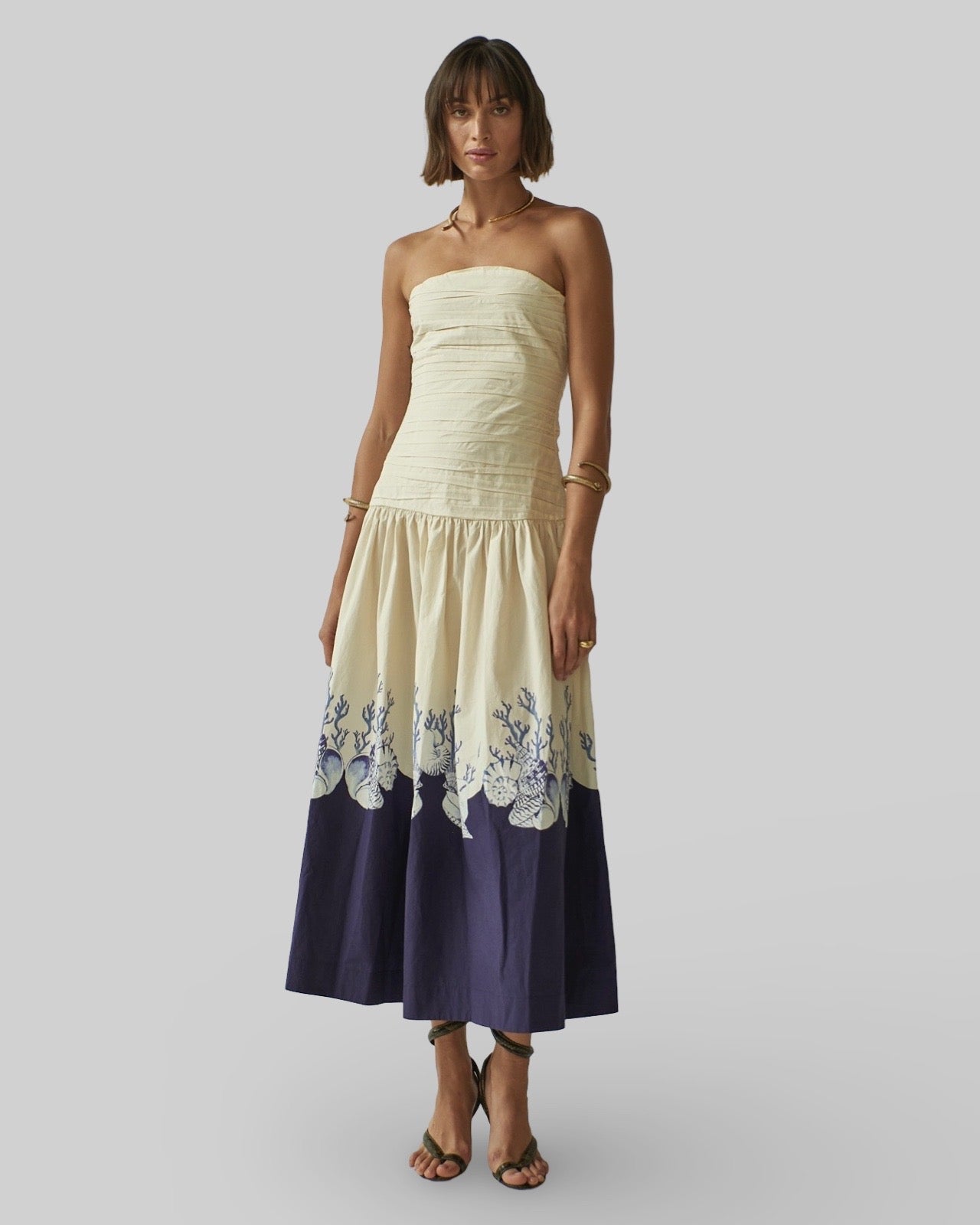 Shell Cream Malla Dress