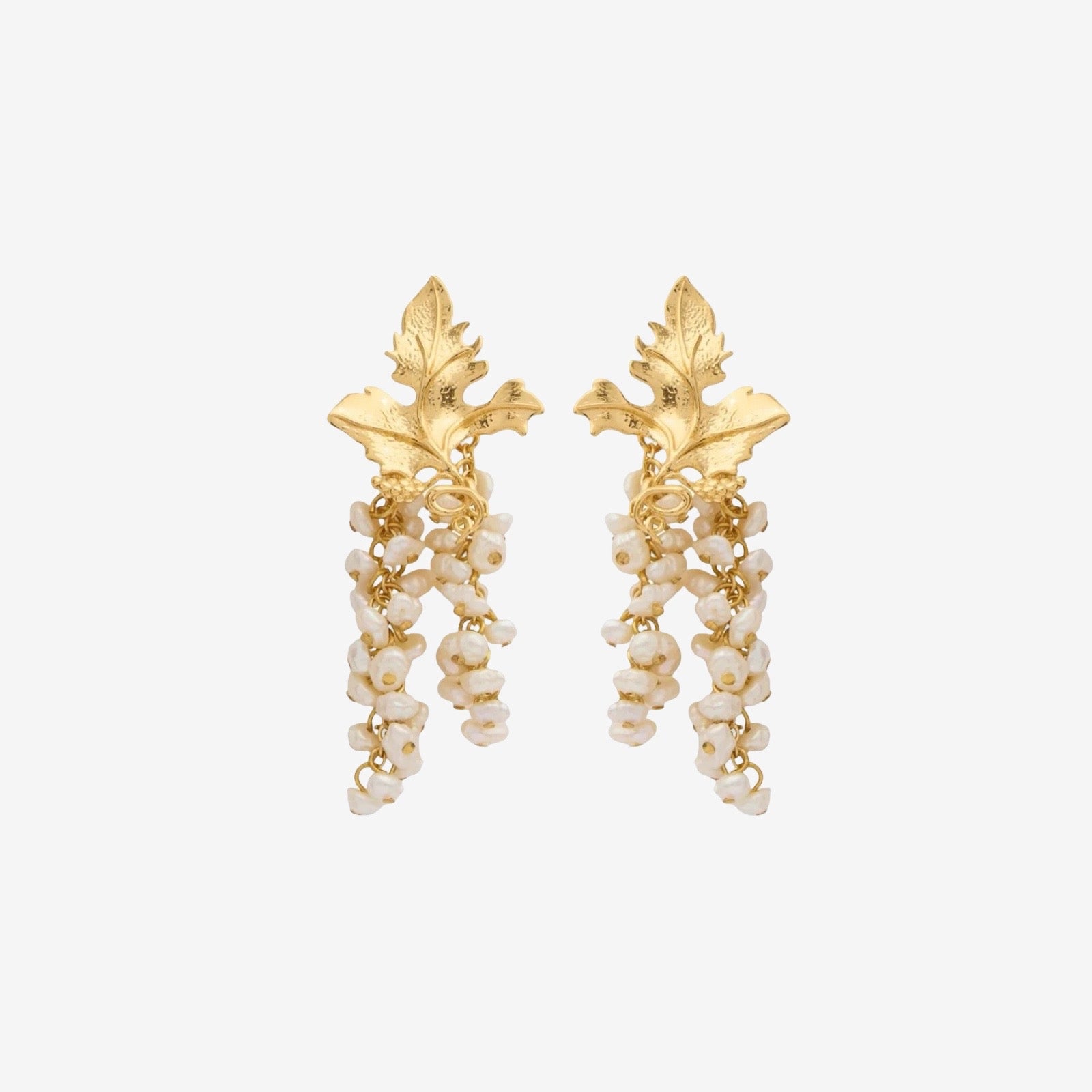 Mini Adile Earrings in Pearl