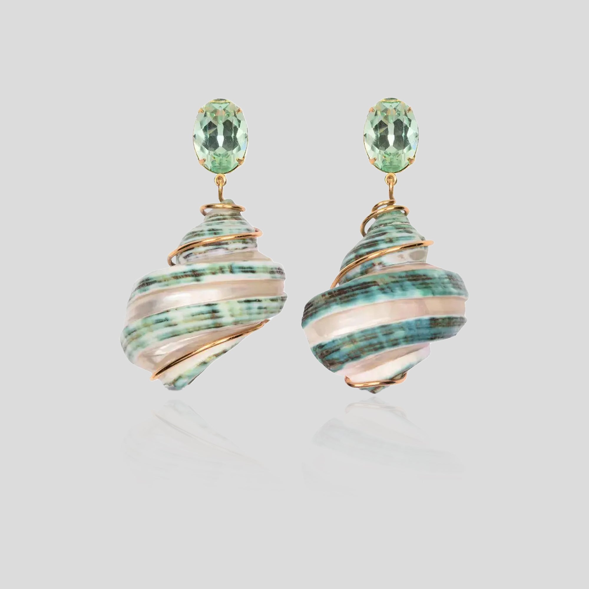 Wave Shell Earrings.